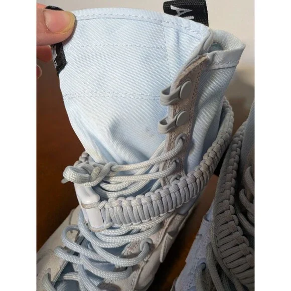 RARE Nike SF AF1 High Blue Tint Sneakers US Men 8 864024-402 Utility Gorpcore